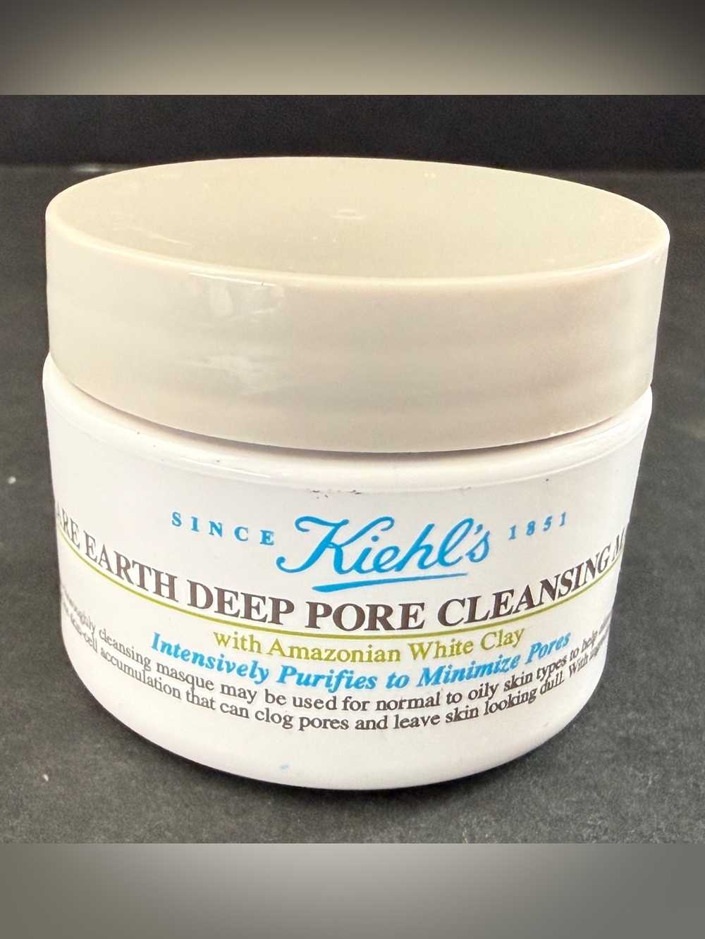 Kiehl's Rare Earth Deep Pore Cleansing Masque 0.95 oz / 28ml Travel Size NEW